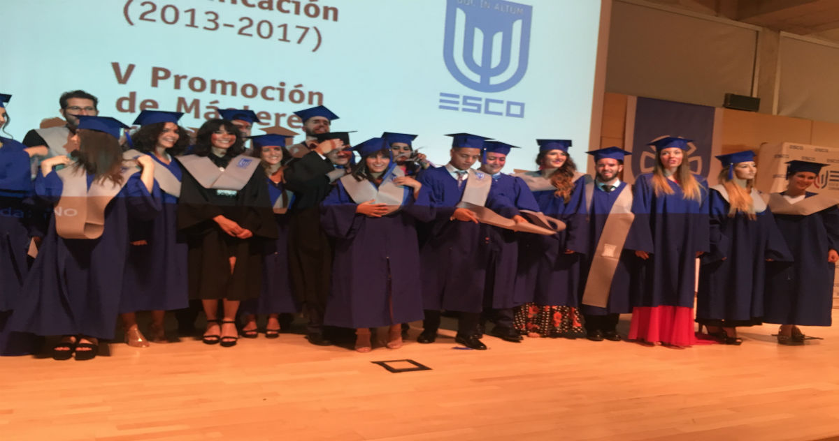 Un año más acompañamos a ESCO en su ceremonia de Graduación